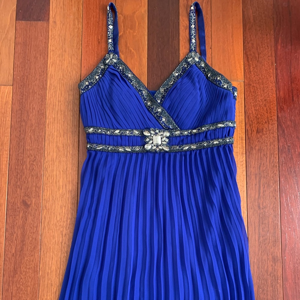 Stunning royal blue Sue Wong dress.